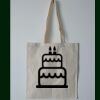 Budget Calico Tote Bag Thumbnail