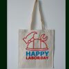 Budget Calico Tote Bag Thumbnail