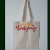 Budget Calico Tote Bag Thumbnail