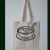 Budget Calico Tote Bag Thumbnail