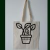 Budget Calico Tote Bag Thumbnail