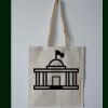 Budget Calico Tote Bag Thumbnail