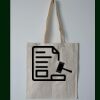Budget Calico Tote Bag Thumbnail
