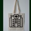 Budget Calico Tote Bag Thumbnail