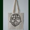 Budget Calico Tote Bag Thumbnail