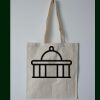 Budget Calico Tote Bag Thumbnail