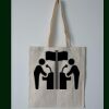 Budget Calico Tote Bag Thumbnail