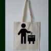 Budget Calico Tote Bag Thumbnail