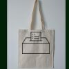 Budget Calico Tote Bag Thumbnail