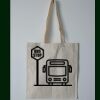 Budget Calico Tote Bag Thumbnail