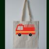 Budget Calico Tote Bag Thumbnail