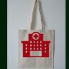 Budget Calico Tote Bag Thumbnail