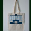 Budget Calico Tote Bag Thumbnail
