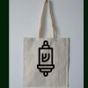 Budget Calico Tote Bag Thumbnail