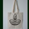 Budget Calico Tote Bag Thumbnail