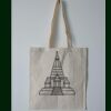 Budget Calico Tote Bag Thumbnail