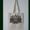 Budget Calico Tote Bag Thumbnail