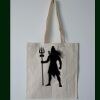 Budget Calico Tote Bag Thumbnail