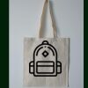 Budget Calico Tote Bag Thumbnail
