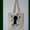 Budget Calico Tote Bag Thumbnail