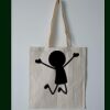 Budget Calico Tote Bag Thumbnail