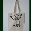 Budget Calico Tote Bag Thumbnail