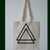 Budget Calico Tote Bag Thumbnail