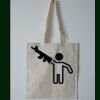 Budget Calico Tote Bag Thumbnail